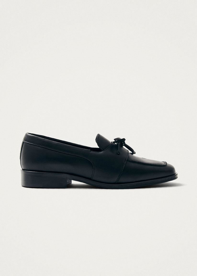Alohas Amour Mocasines de Cuero Negros