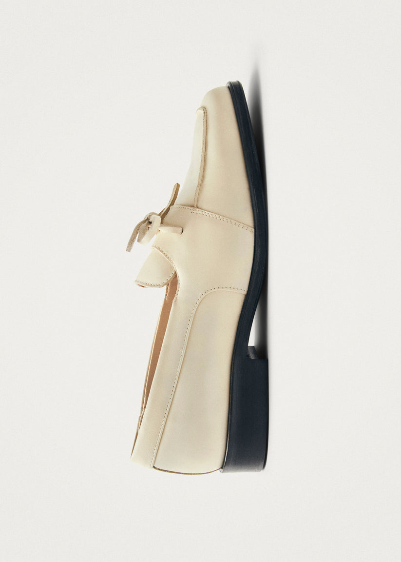 Alohas Amour Mocasines de Cuero Color Crema Oferta exclusiva