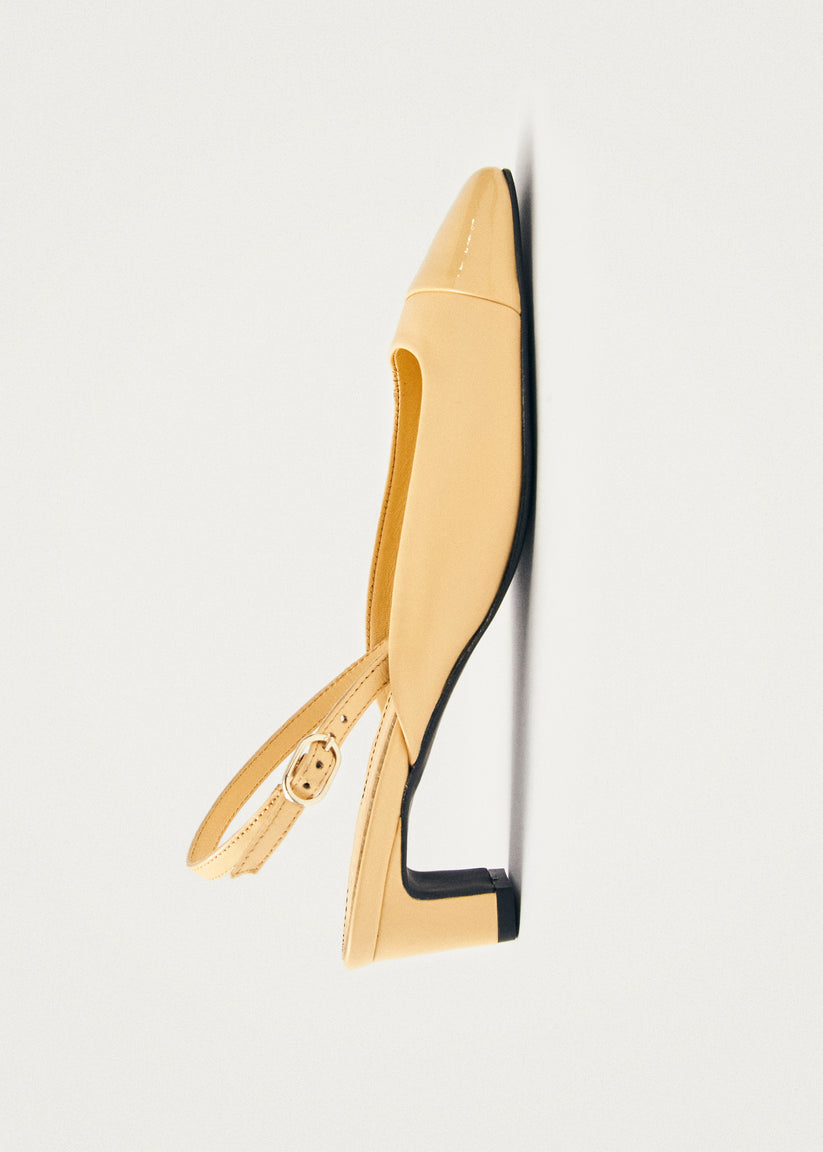 Alohas Lindy Bliss Tacones de Cuero Color Vainilla Rebajas de fin de temporada