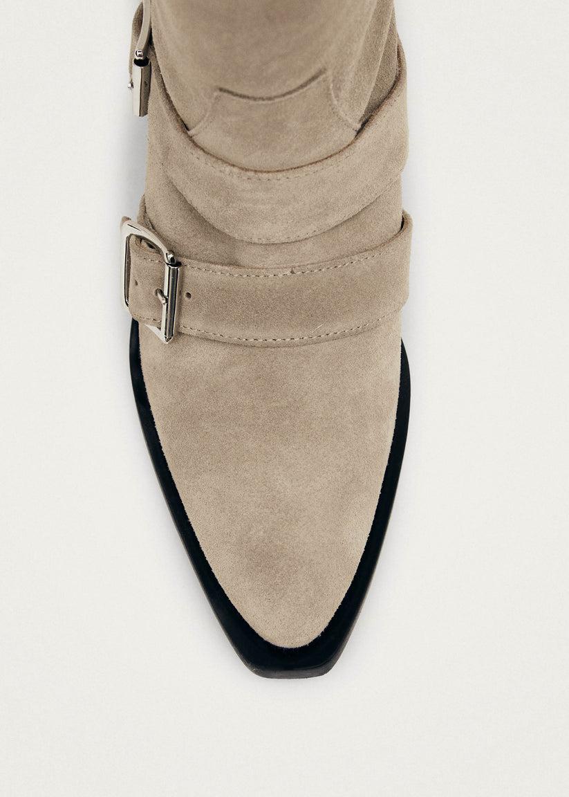 Alohas Ryder Suede Beige Leather Boots Ventas relámpago