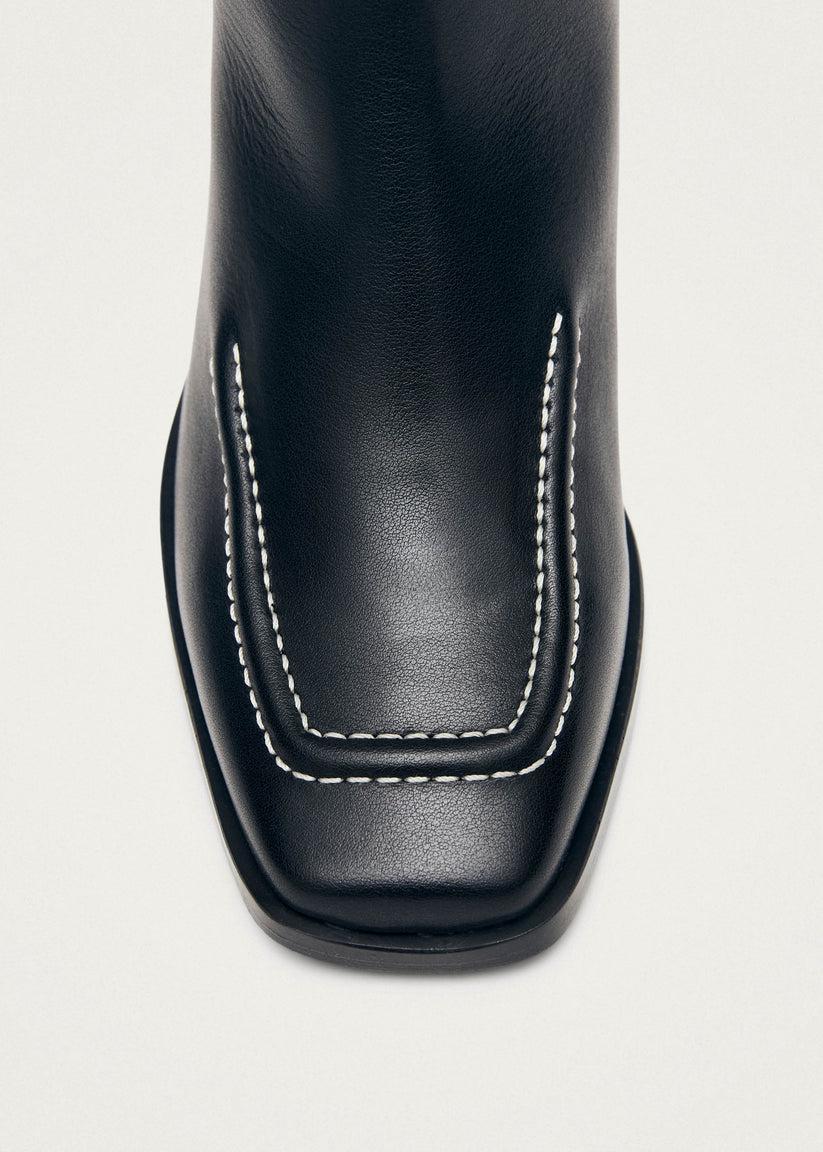 Alohas Brayden Botas de Cuero Negras Rebajas top