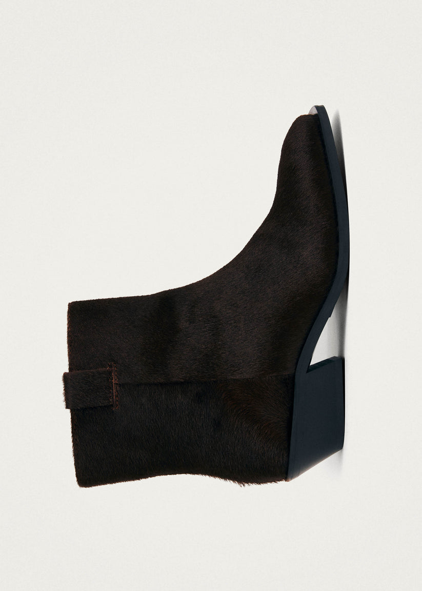 Alohas Syd Botines de Cuero Marrón Oscuro Suave Precio de fábrica