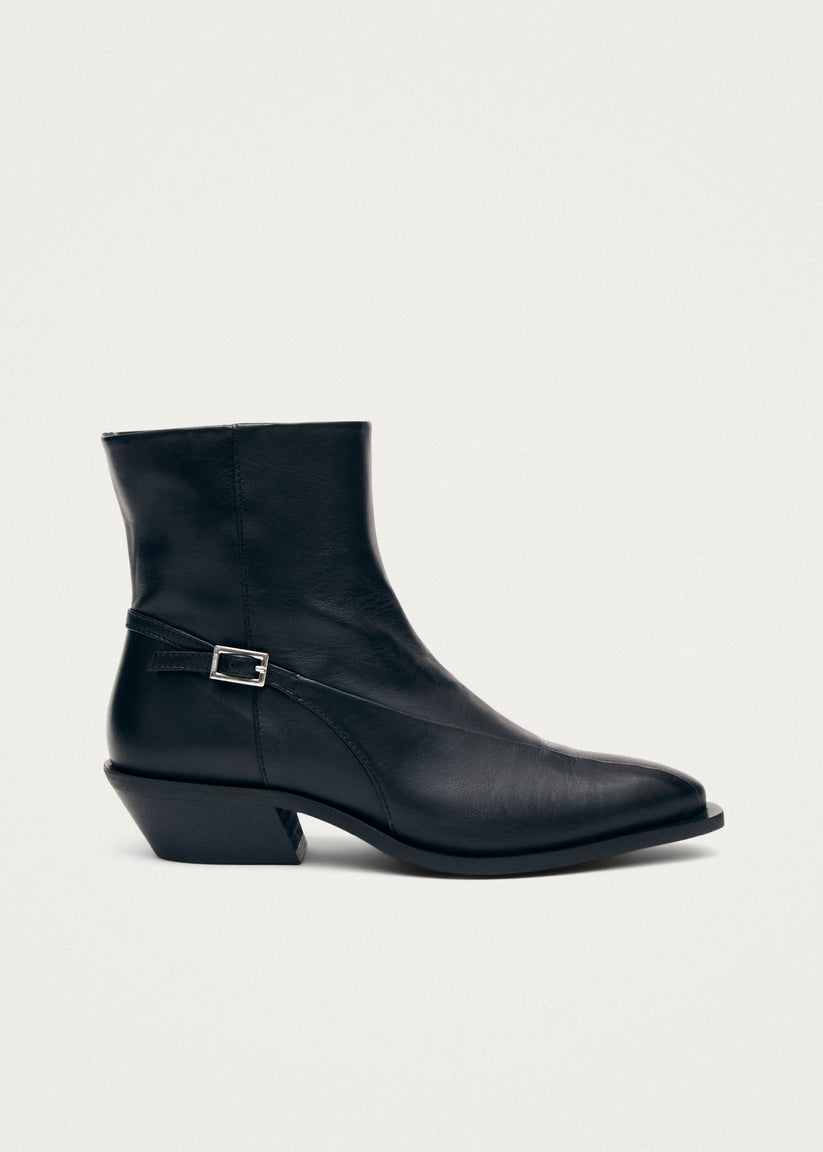 Alohas Lizzie Botines de Cuero Negro