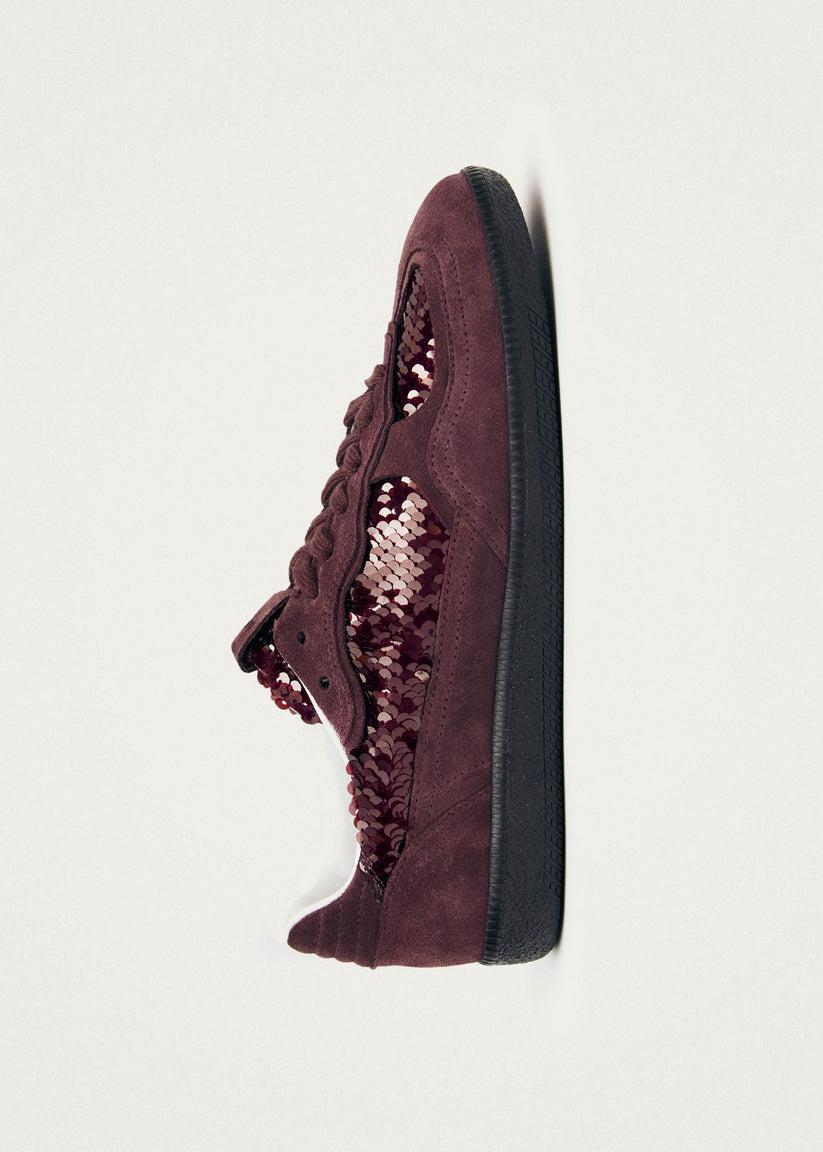 Alohas Tb.490 Glint Burgundy Leather Sneakers Grandes descuentos