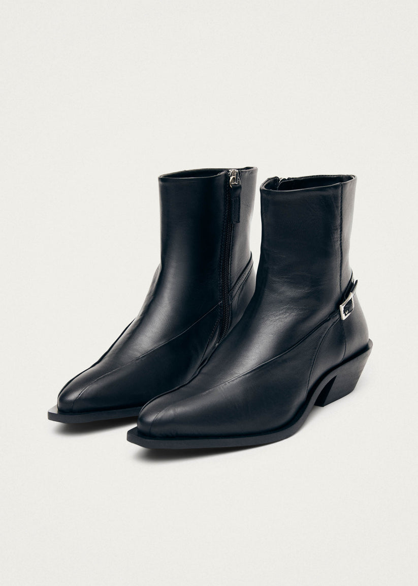 Alohas Lizzie Botines de Cuero Negro Precios de Black Friday