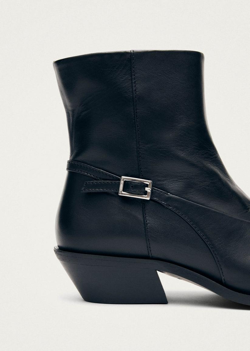 Alohas Lizzie Botines de Cuero Negro Precios de Black Friday