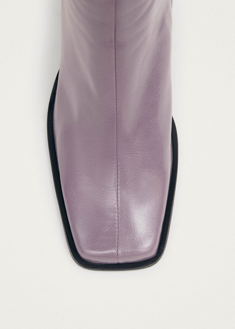 Alohas South Onix Mauve Leather Boots Ofertas de temporada