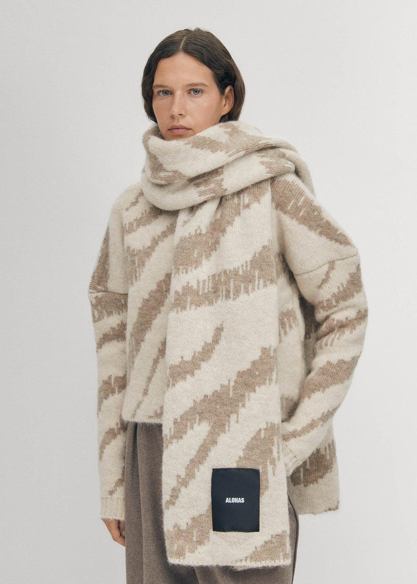 Alohas Nilo Bufanda Ecru Outlet