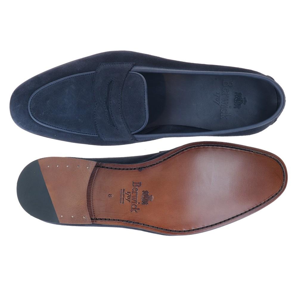 Berwick 1707 5541-T01 JANUS CALF NAVY - sin forro Libre de impuestos