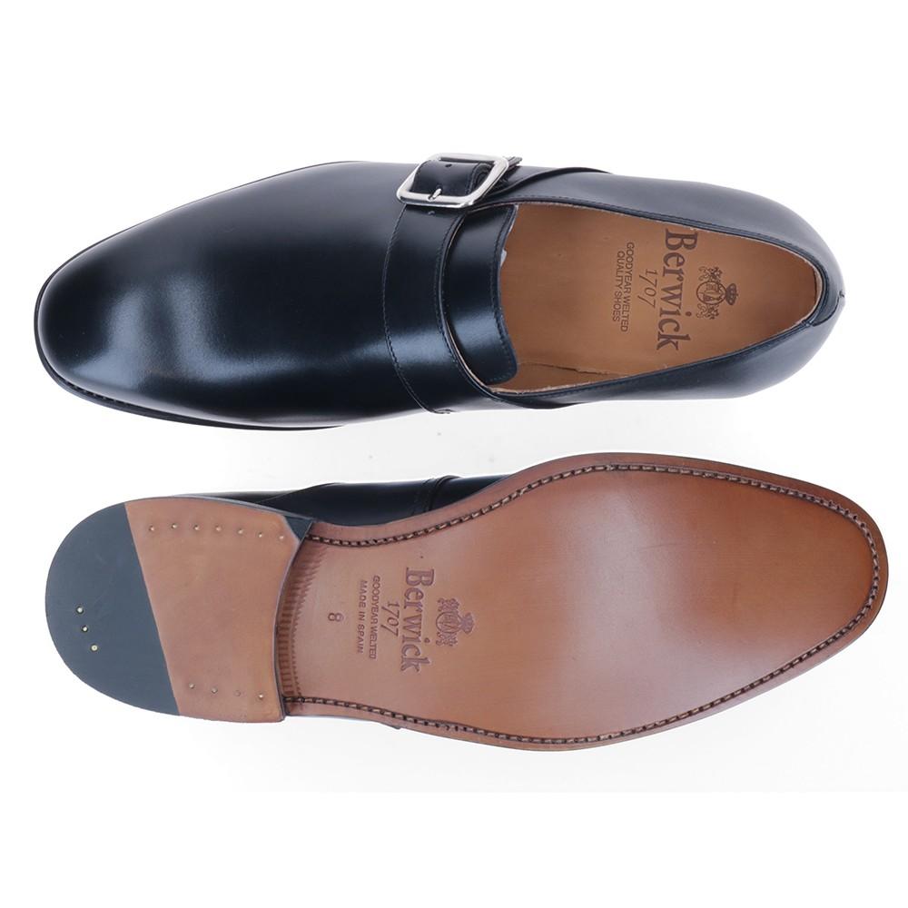 Berwick 1707 6832-T04 BOX CALF NEGRO Ventas relámpago