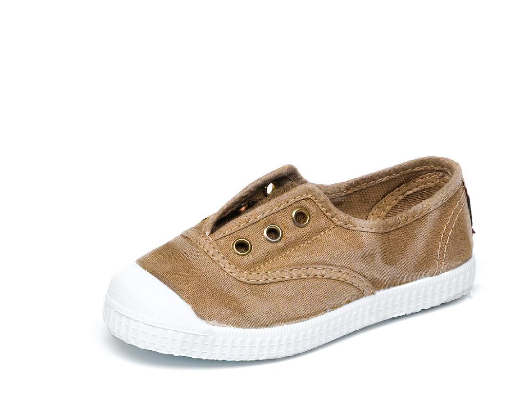 Cienta Zapatilla Ingles Efecto Desgastado Sin Cordones Última moda