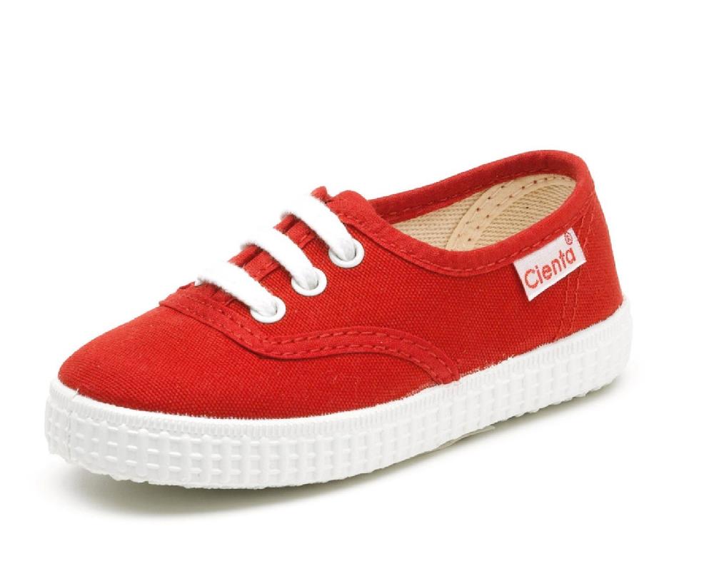 Cienta Zapatilla Ingles Cordones Liso Venta caliente