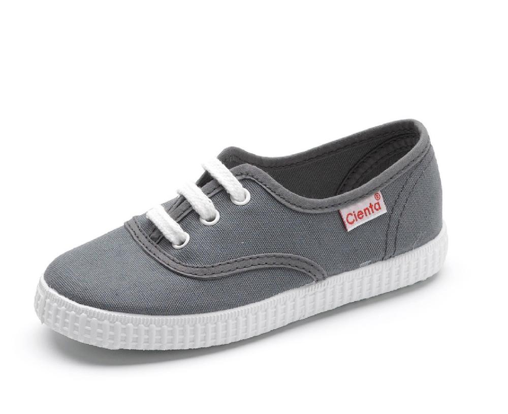 Cienta Zapatilla Ingles Cordones Liso Venta caliente