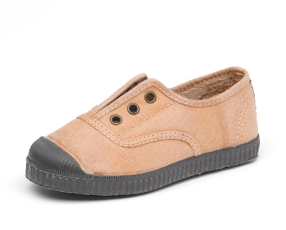Cienta Zapatilla Ingles Efecto Desgastado Pelo Tienda de fábrica
