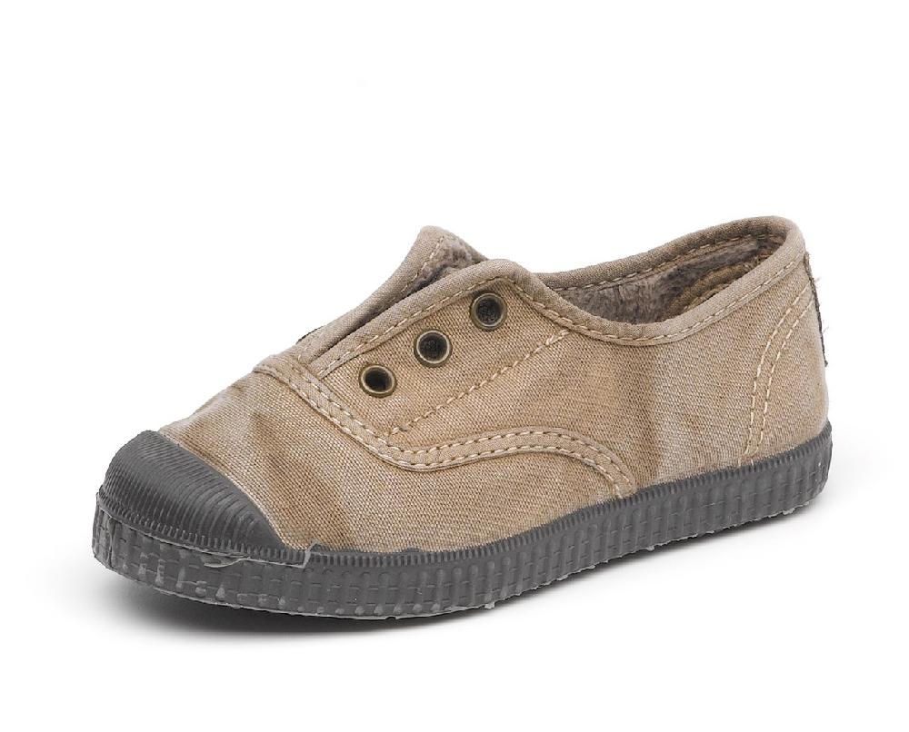 Cienta Zapatilla Ingles Efecto Desgastado Pelo Tienda de fábrica