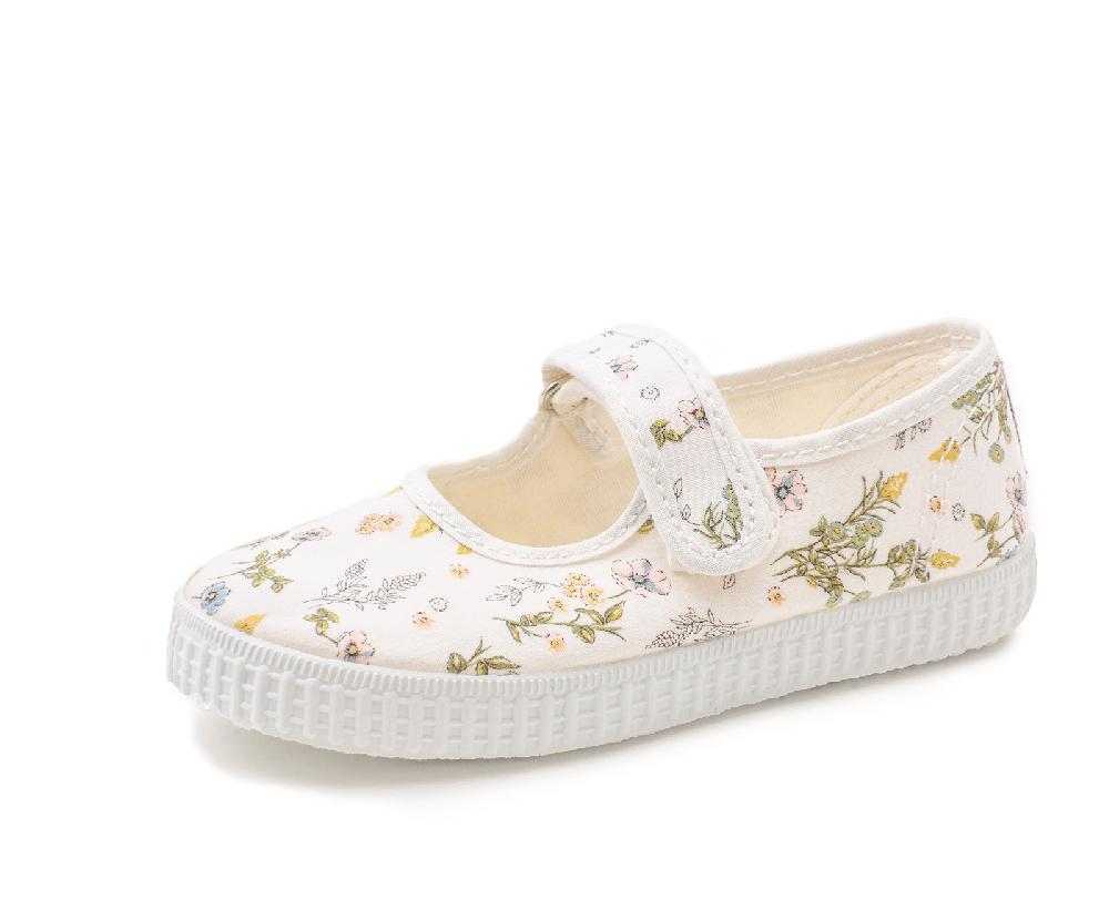 Cienta Merceditas Velcro Flores Limitado a 3 días