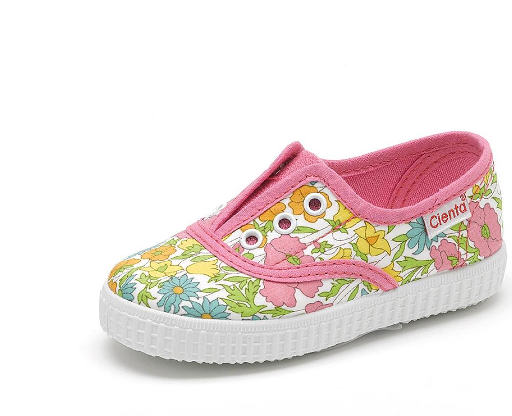 Cienta Zapatilla Inglés Sin Cordones Flores Liberty Precios de Black Friday