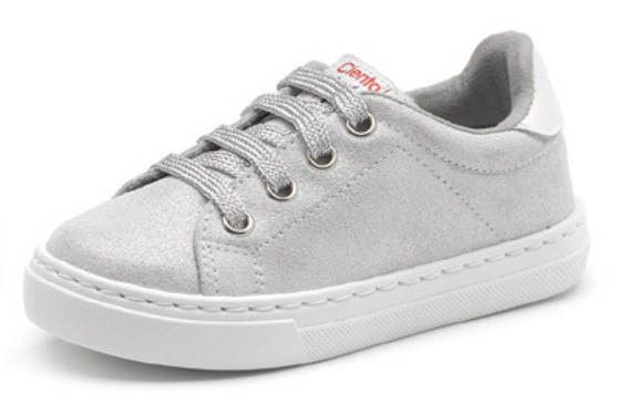 Cienta Zapatilla Deportiva con cordones Glitter Envío gratis