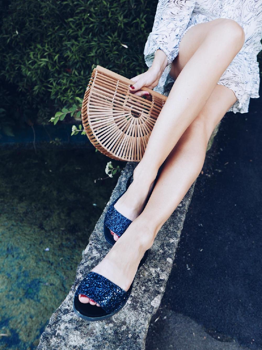 Del rio london Ibiza sandals midnight blue Envío internacional gratuito