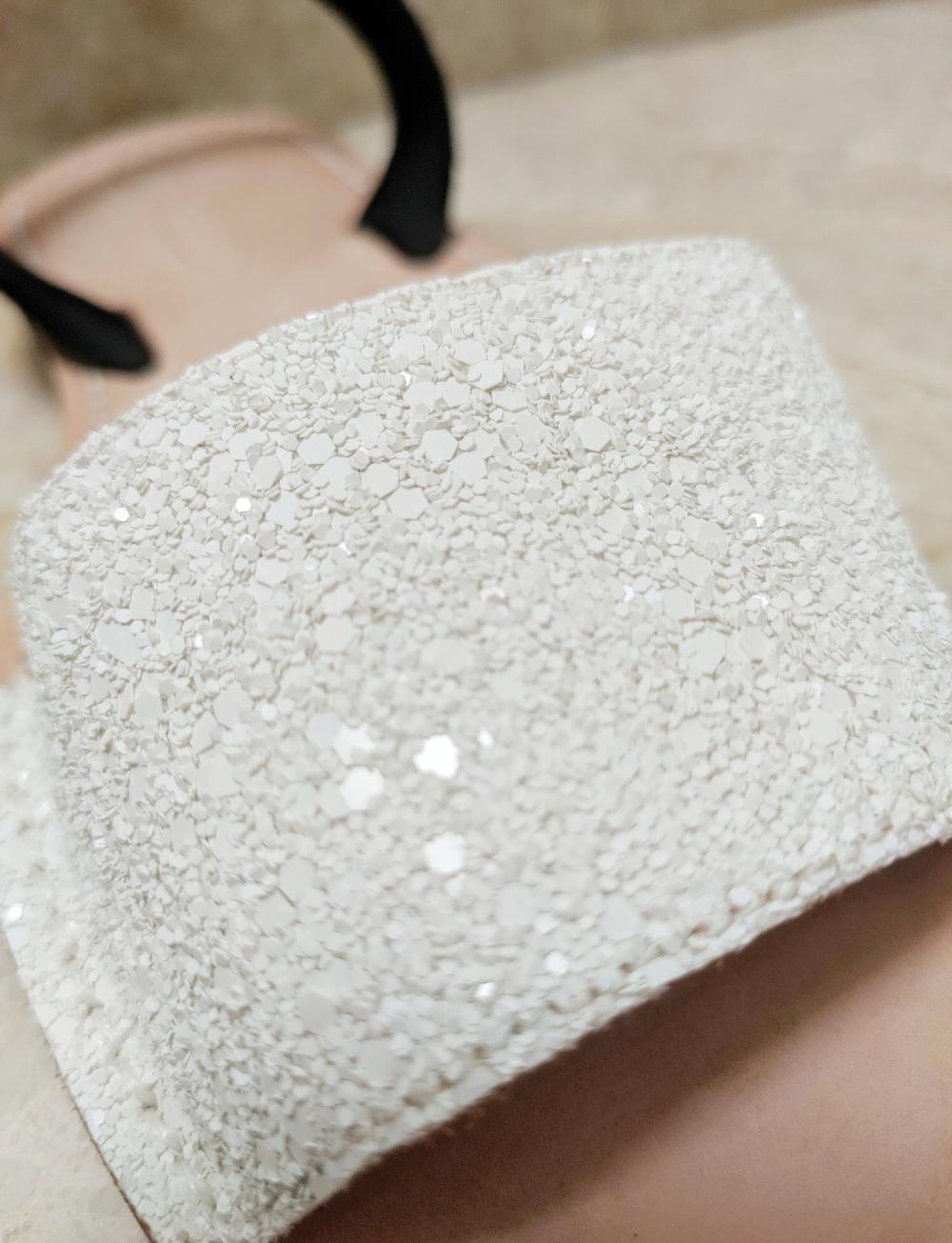 Del rio london Ibiza sandals white - black slingback Tienda de fábrica