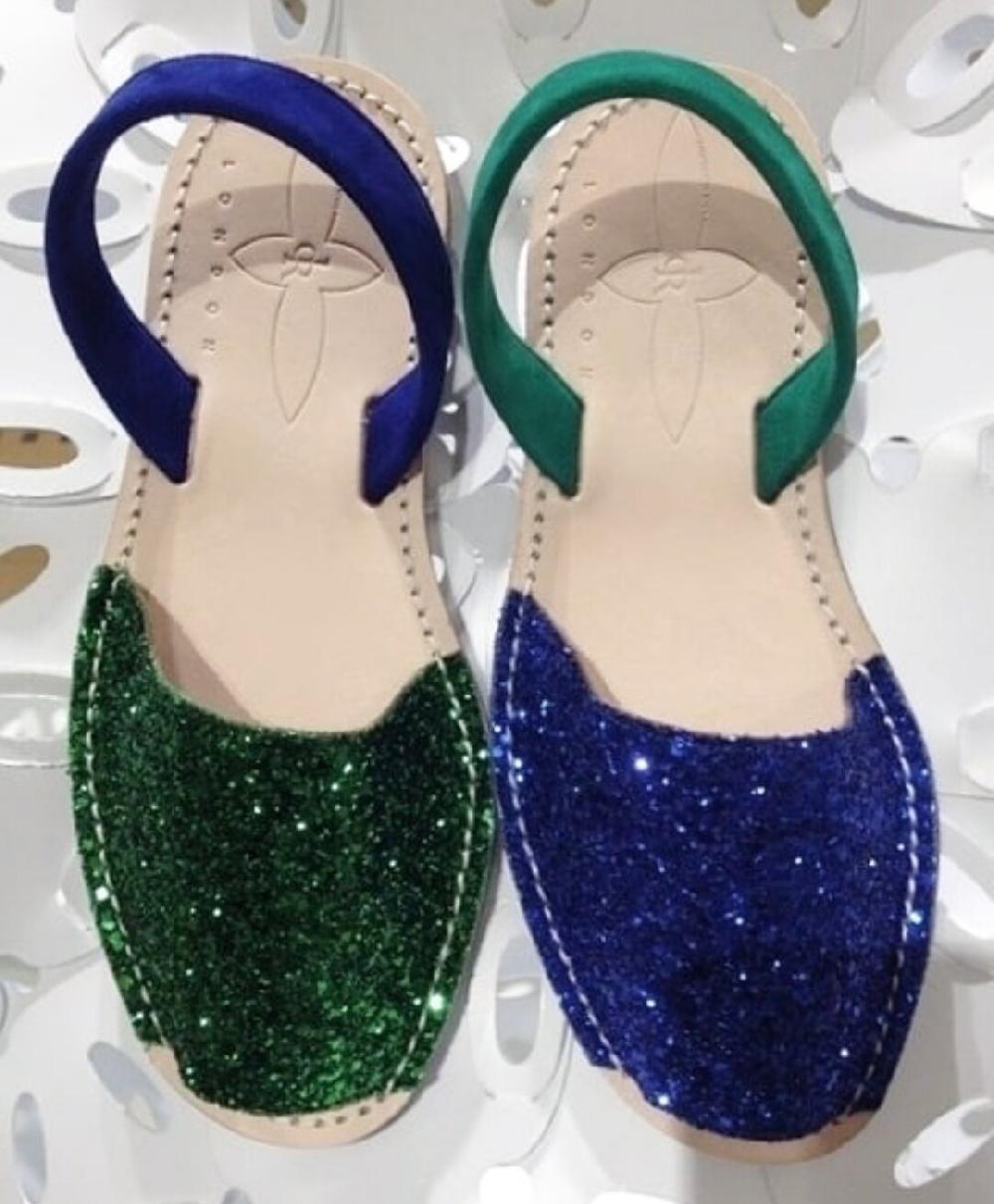 Del rio london Classic Ibiza flats parrot green En línea