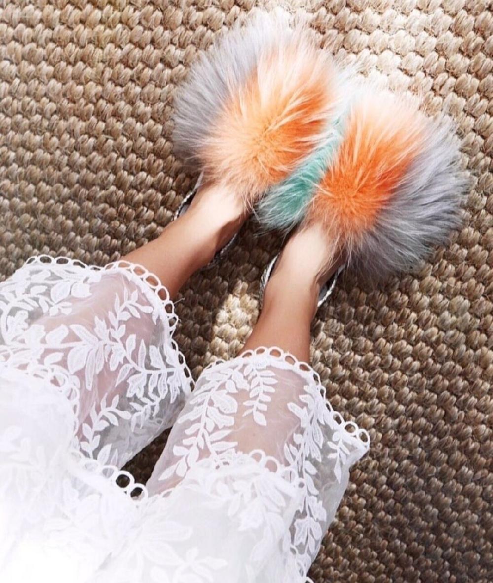 Del rio london Classic Finn raccoon flats taupe/peach/sage - python slingback Envío gratis