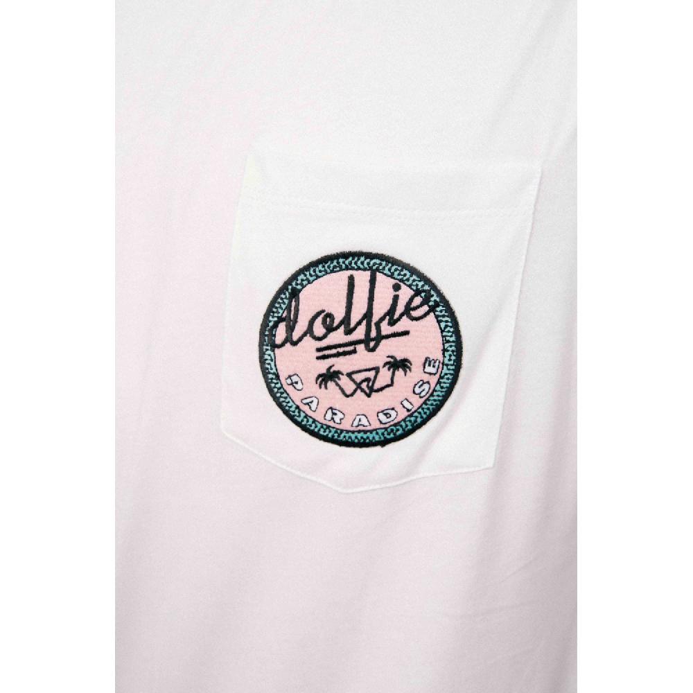 Dolfie TANK TOP MAN 1 - PARADISE PATCH WHITE Grandes descuentos