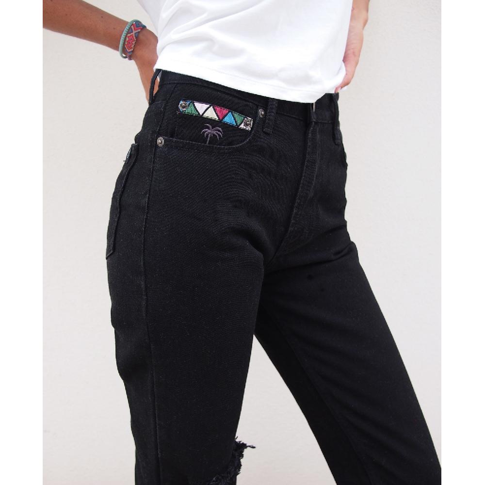 Dolfie JEANS WOMAN ROSE - JEANS BLACK RETRO Envío internacional gratuito