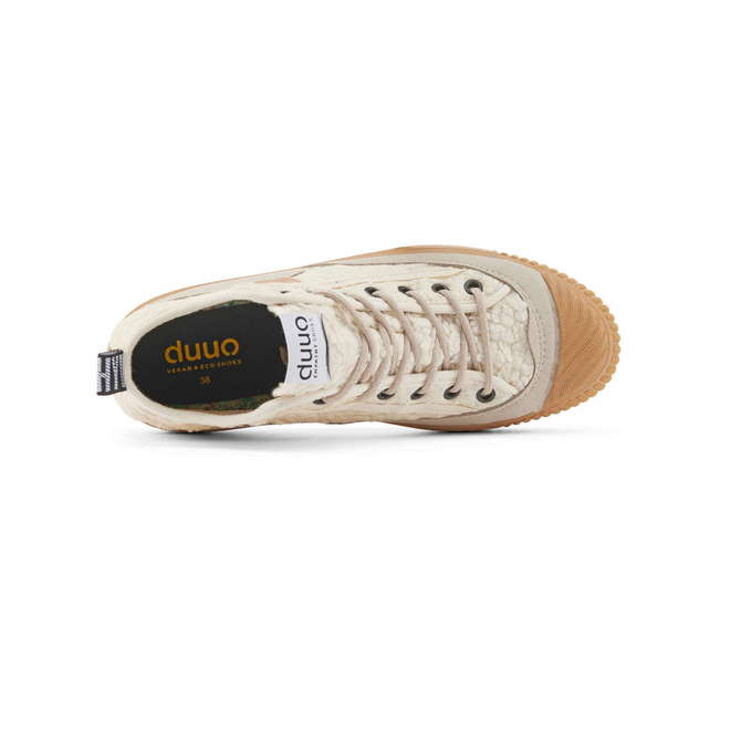 Duuo Zapatillas beige borreguito mujer Superdescuento