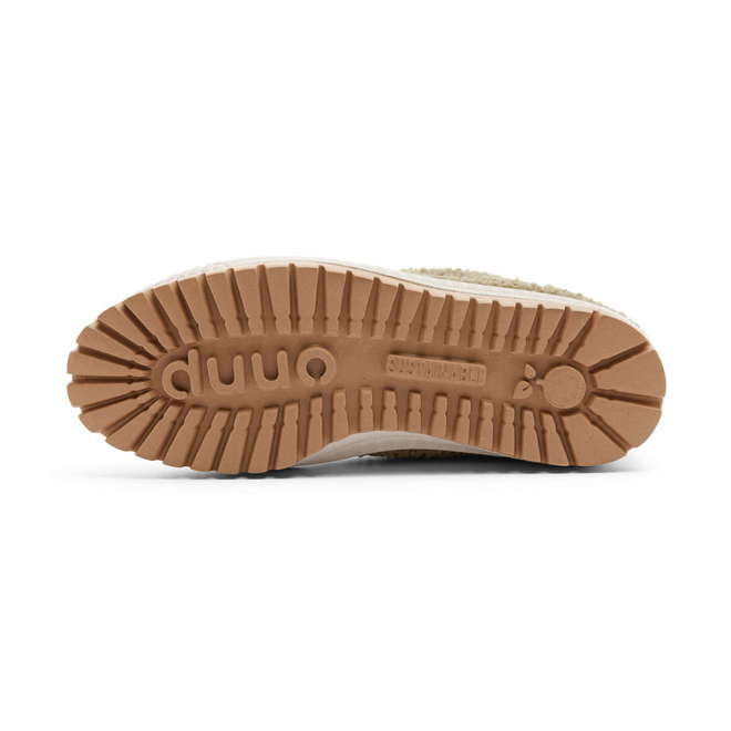Duuo Zapatillas marrones con plataforma y borreguito mujer Limitado a 3 días