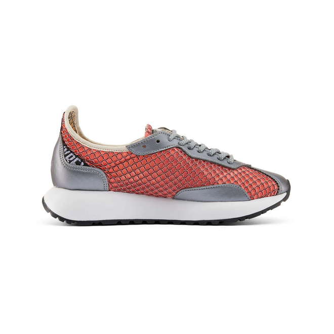 Duuo Zapatillas casual rosa con detalles plateados mujer Libre de impuestos