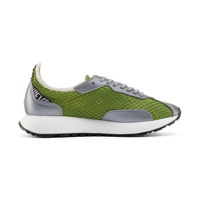 Duuo Zapatillas casual verdes con detalles plateados mujer Oferta exclusiva