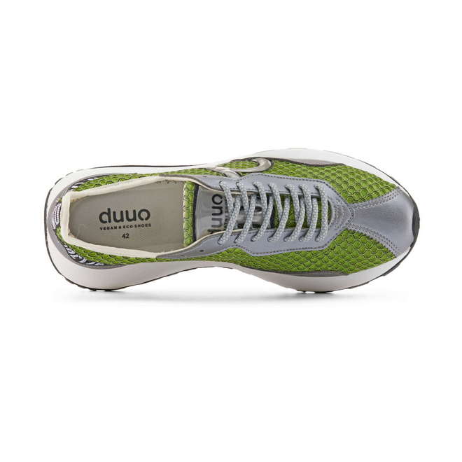 Duuo Zapatillas casual verdes con detalles plateados mujer Oferta exclusiva