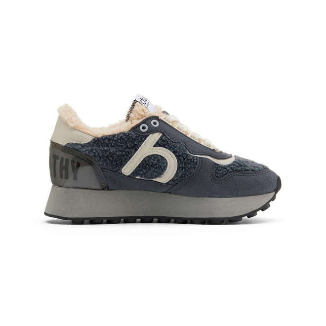 Duuo Zapatillas grises retro running mujer Precio ultrabajo