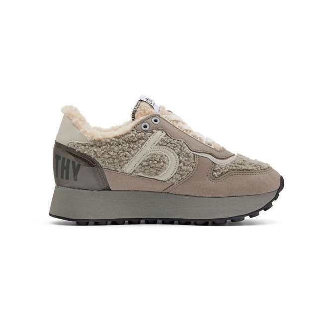 Duuo Zapatillas marrones retro running mujer Outlet