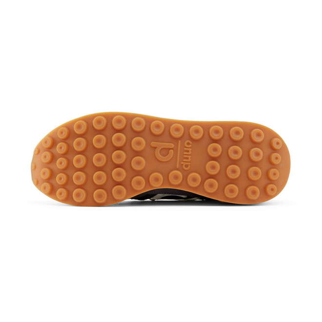 Duuo Zapatillas negras retro con cuña mujer En oferta