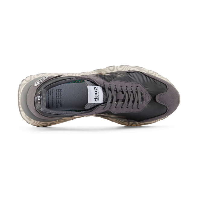 Duuo Zapatillas urbanas negras metalizadas Gran oferta
