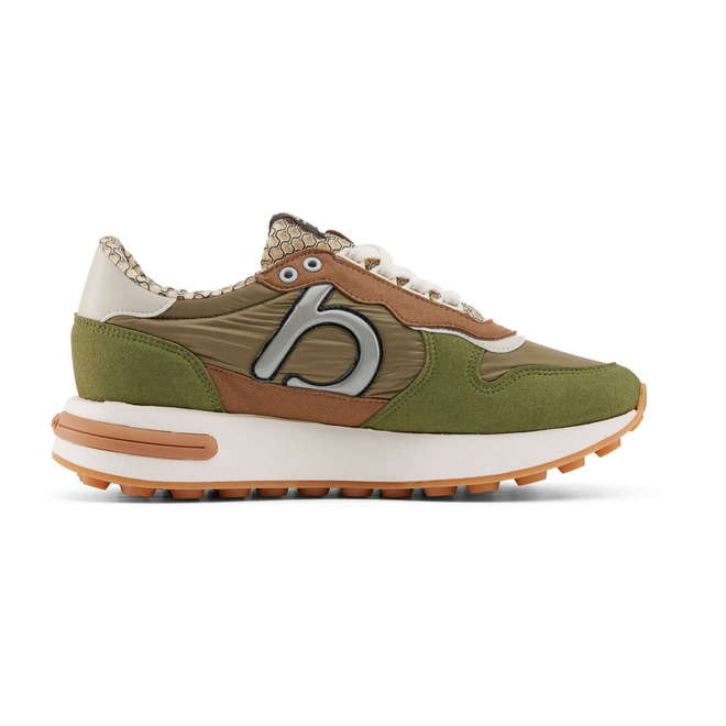 Duuo Zapatillas verdes retro con cuña mujer Ventas relámpago