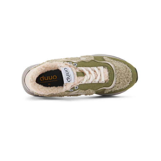 Duuo Zapatillas verdes retro running mujer Descuento