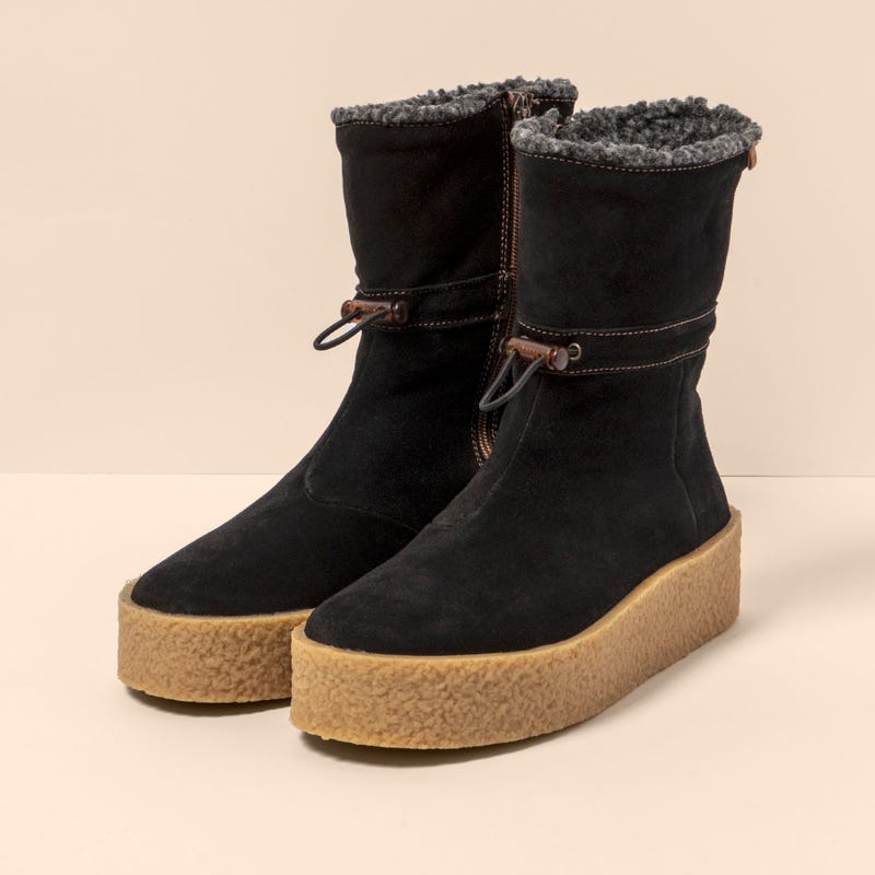 El naturalista N5923 SILK SUEDE BLACK / DOLMEN Envío gratis