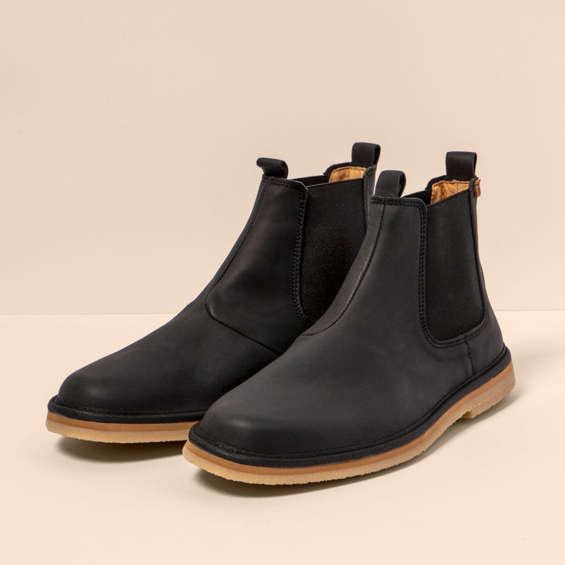 El naturalista N5951 WAX NAPPA BLACK/ LUMBIER Rebajas de fábrica