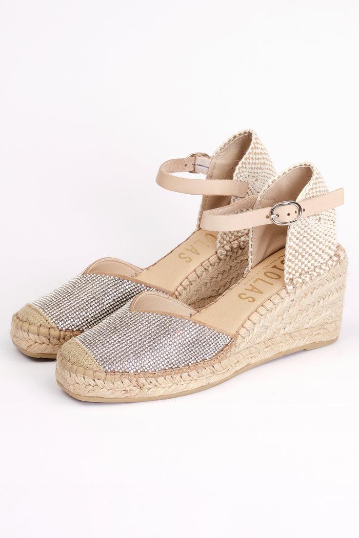 Fabiolas Alpargata Estilosa Beige Superdescuento