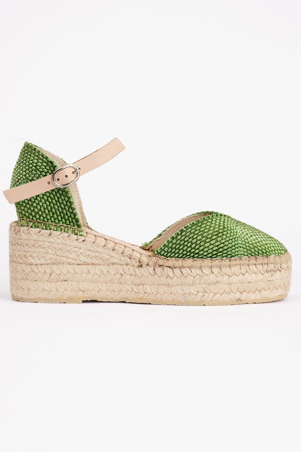 Fabiolas Alpargata Alma Khaki Oferta exclusiva