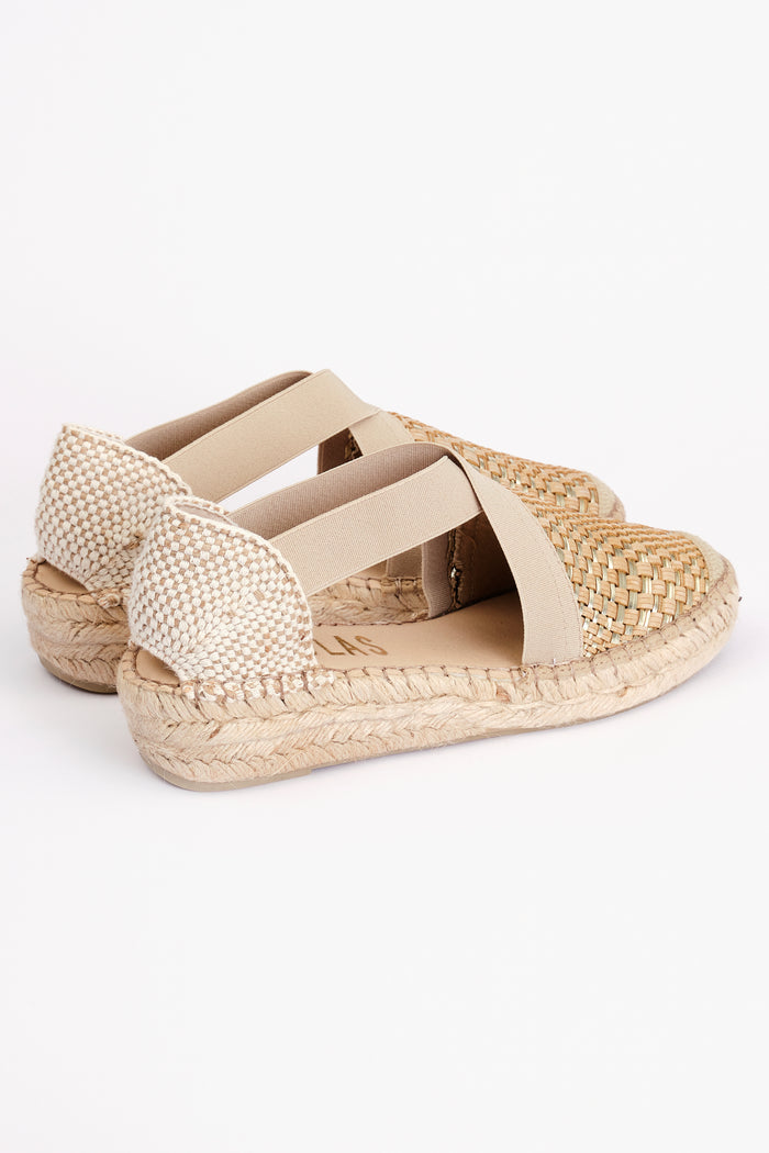 Fabiolas Alpargata Estrella Beige Ventas relámpago