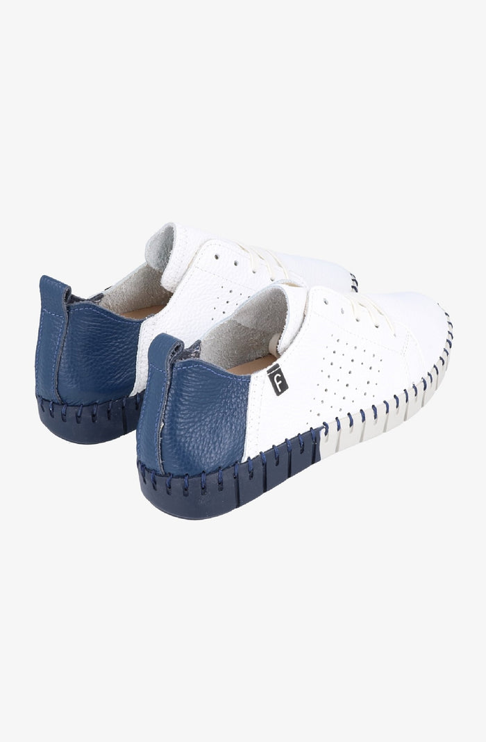 Fabiolas Sneaker JutHeras Blanco/Marino Envío internacional gratuito