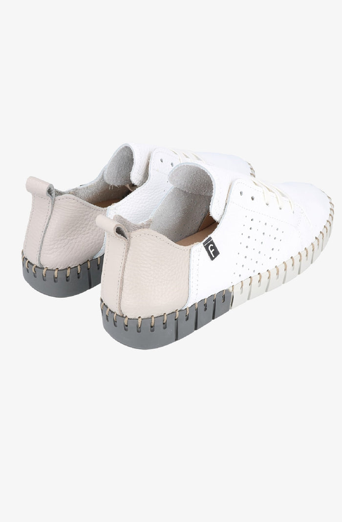 Fabiolas Sneaker JutHeras Blanco/Gris Limitado a 3 días