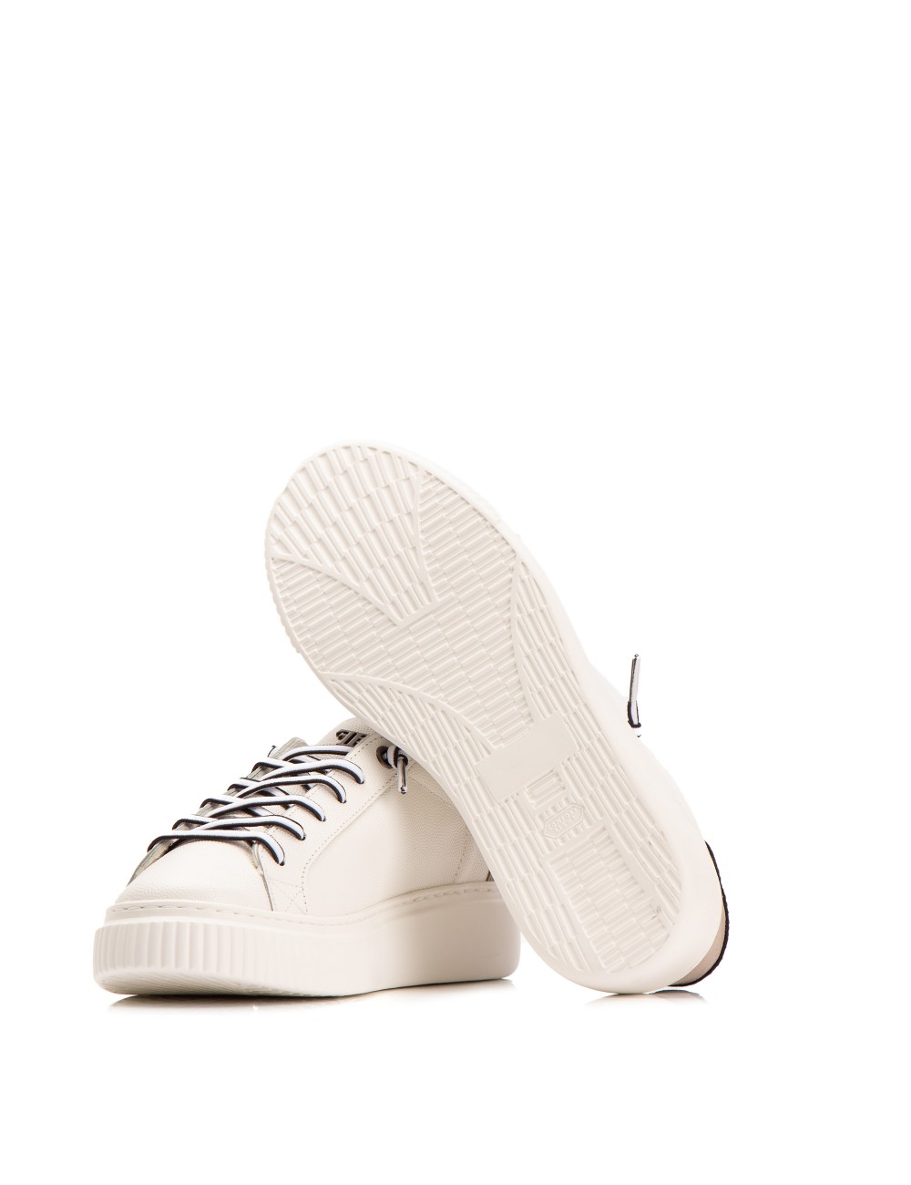 Farrutx BADDY Piel grabada lagarto blanca Oferta especial de fábrica