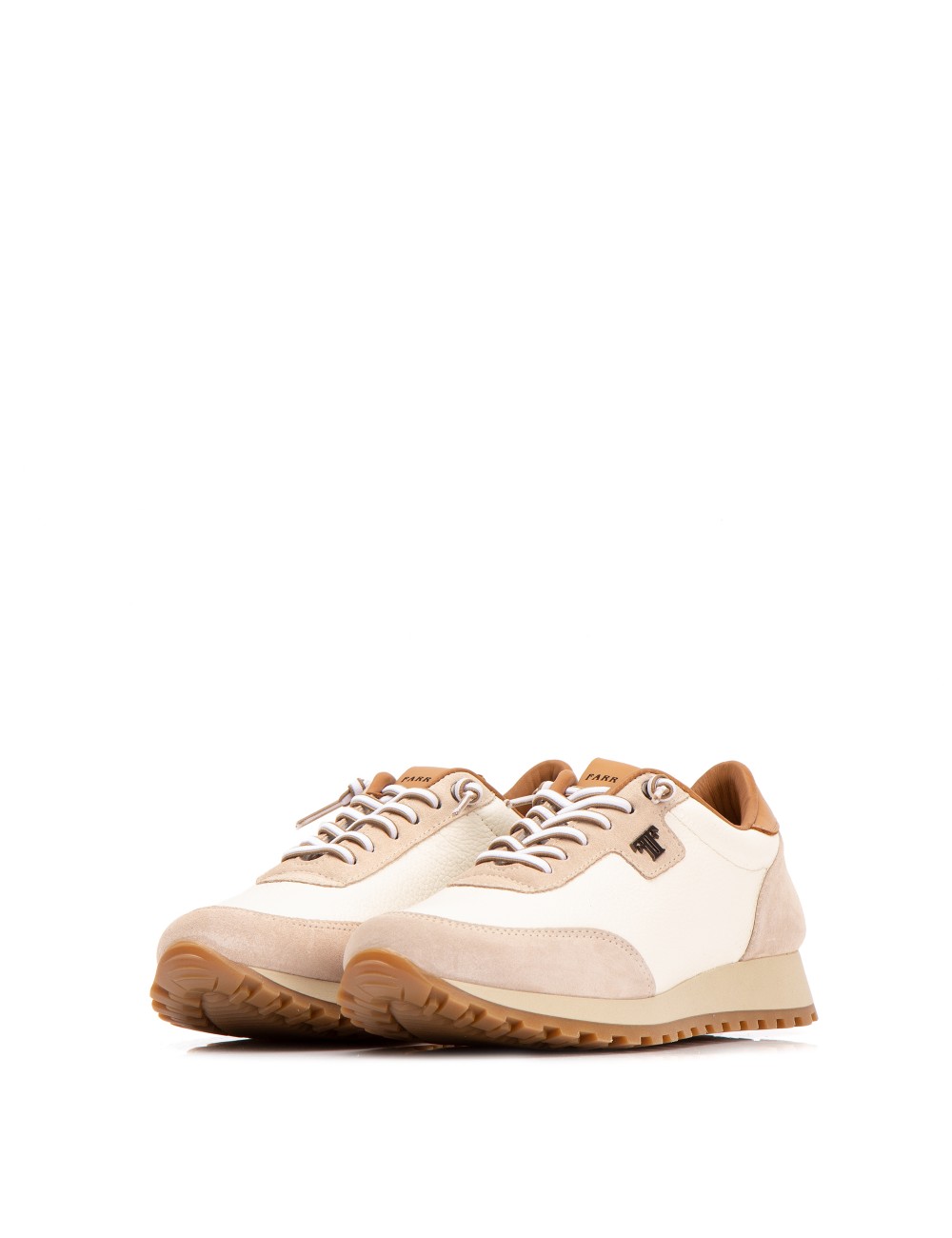Farrutx MAELIA Piel bombeada blanca - Velour hielo Ahorra y exporta