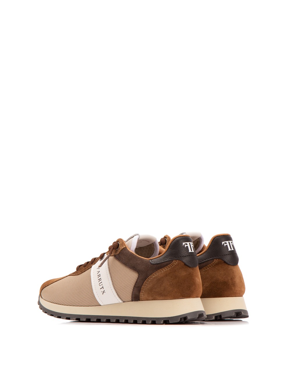 Farrutx MANON -BIS Tejido camel - Velour cuero Oferta exclusiva