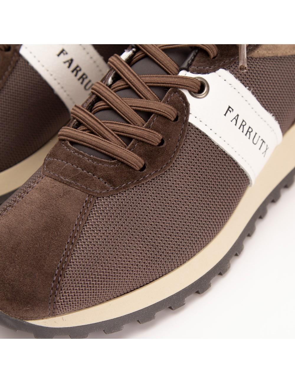 Farrutx MANON -BIS Tejido oxido - Velour castor Última moda